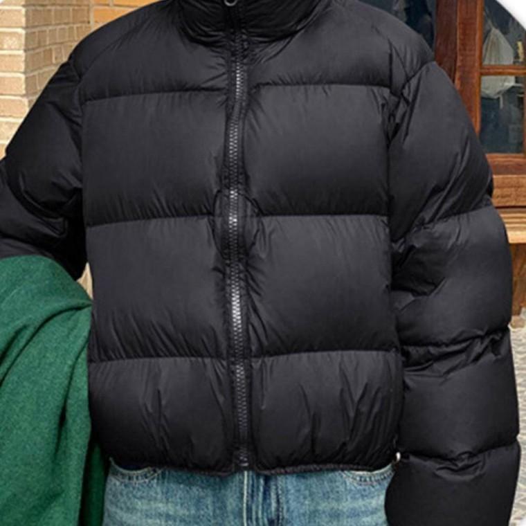 해비 여성 숏패딩 겨울 크롭 패딩 점퍼