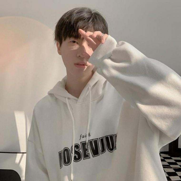 오버핏 긴팔 상의 봄 가을 겨울 기모 후드 티셔츠