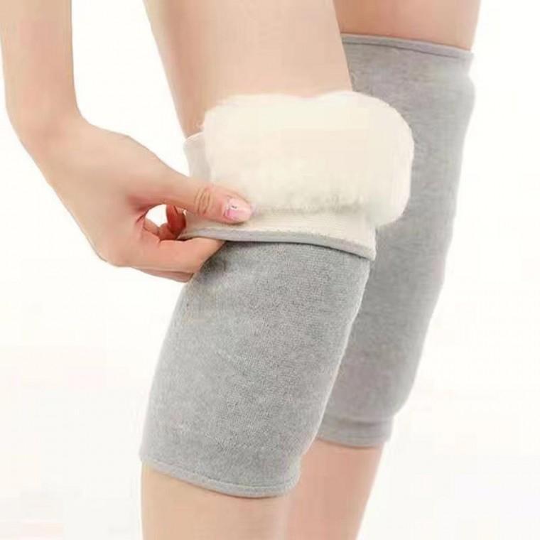 2컬러 벨벳 패드 무릎 보호 워머 겨울철시림무릎방지