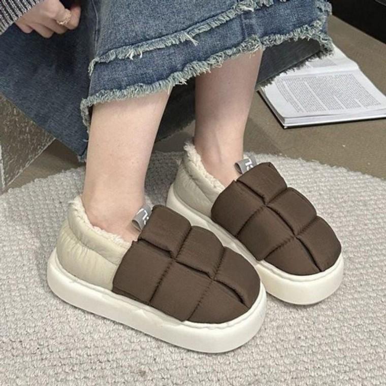 패딩 누빔 퍼안감 포근한 겨울 블로퍼 5FWY