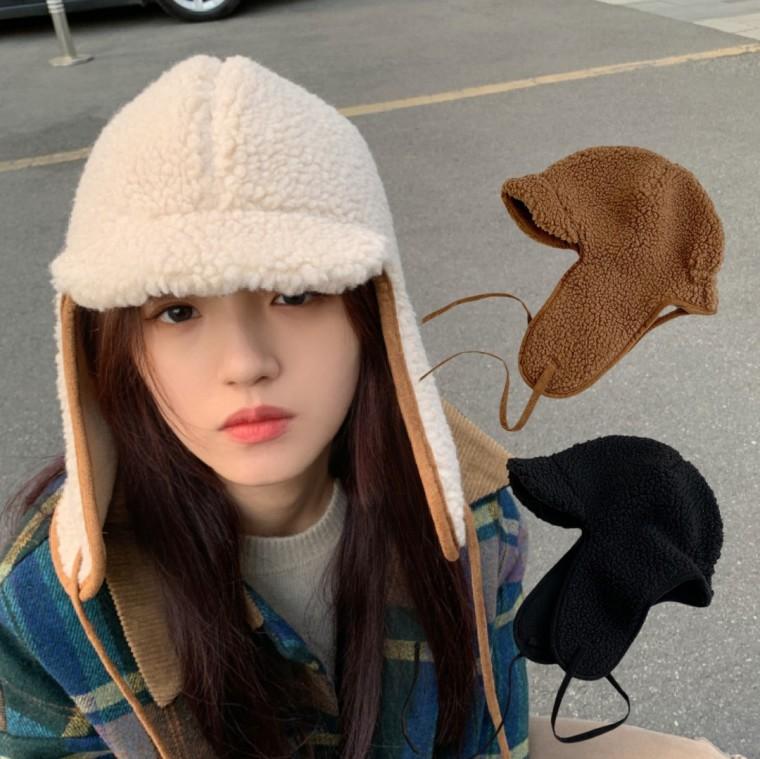 겨울 스트랩 뽀글이 귀달이 방한 모자 항공모자 군밤모자
