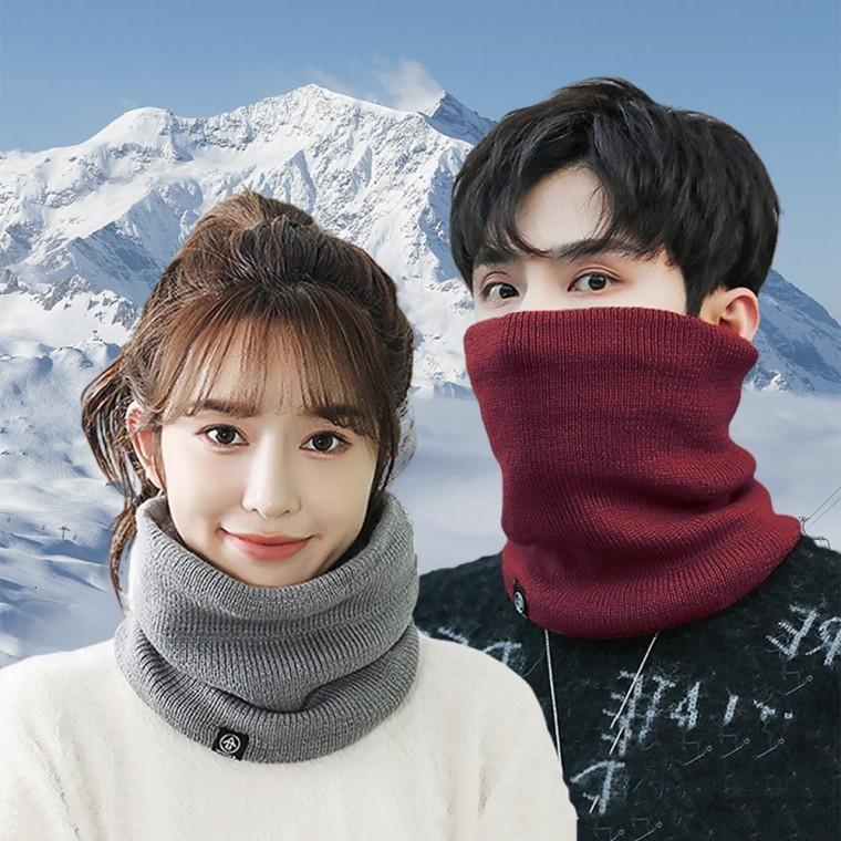 남녀공용 Q22 목폴라 겨울 방한 보온 목토시 목도리 니트 털 넥게이터 등산 골프 산책 출근