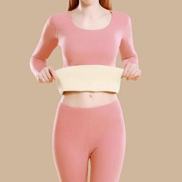 여자 겨울 기모 심리스 내의 내복 여성내복 극세사 심리스내복 내의 기모내복 발열내복 커플 여자내복