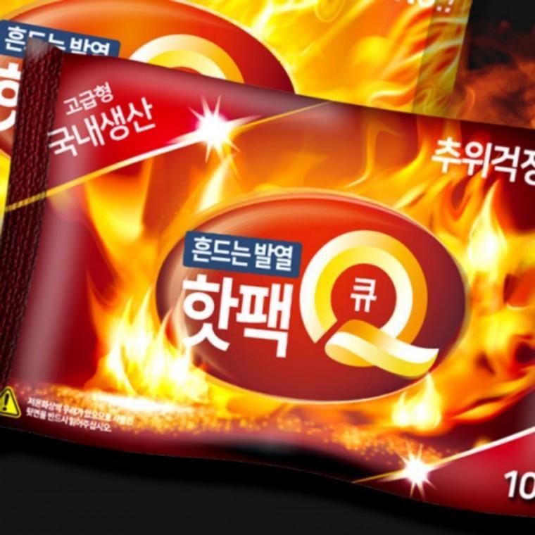 겨울 흔드는핫팩 1매 손난로 국내 100g 생산 핫팩Q