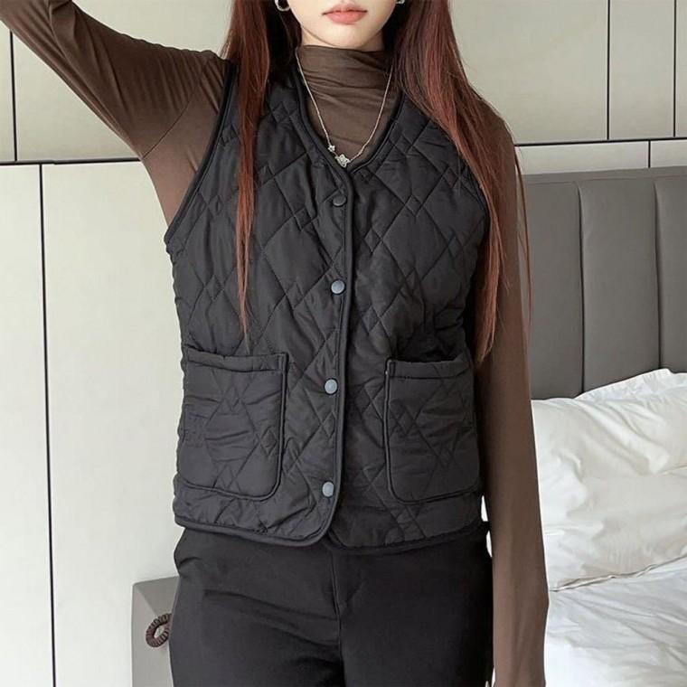 방한조끼 겨울 경량패딩 작업 동복 깔깔이 작업용 패딩 등산 조끼 여자 남자