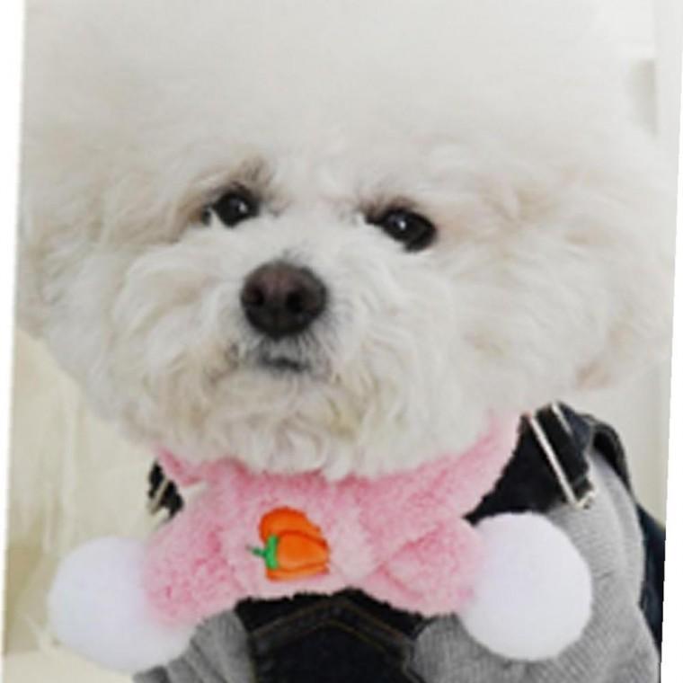 강아지 부드러운 편안한 펌프킨 목도리 1P 보온 머플러 겨울