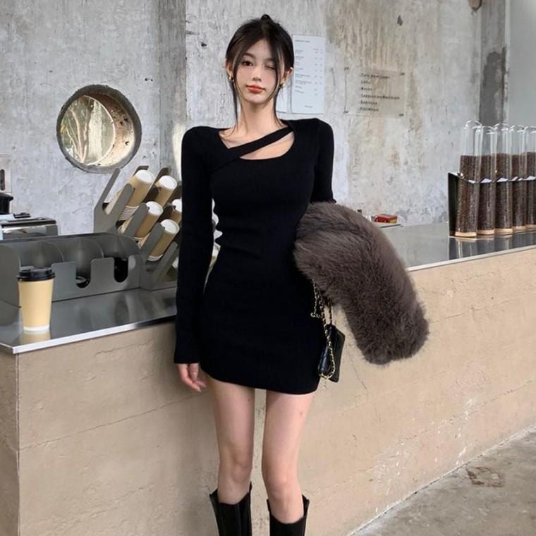 방수 보온 벨벳안감 겨울 스키 장갑 블랙원피스 파티원피스 클럽원피스 미니원피스 연