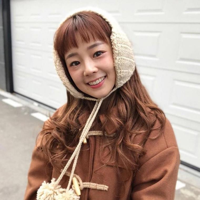 여자 겨울 외출 아이템 귀여운 스타일 투인원 귀도리 머플러 목도리
