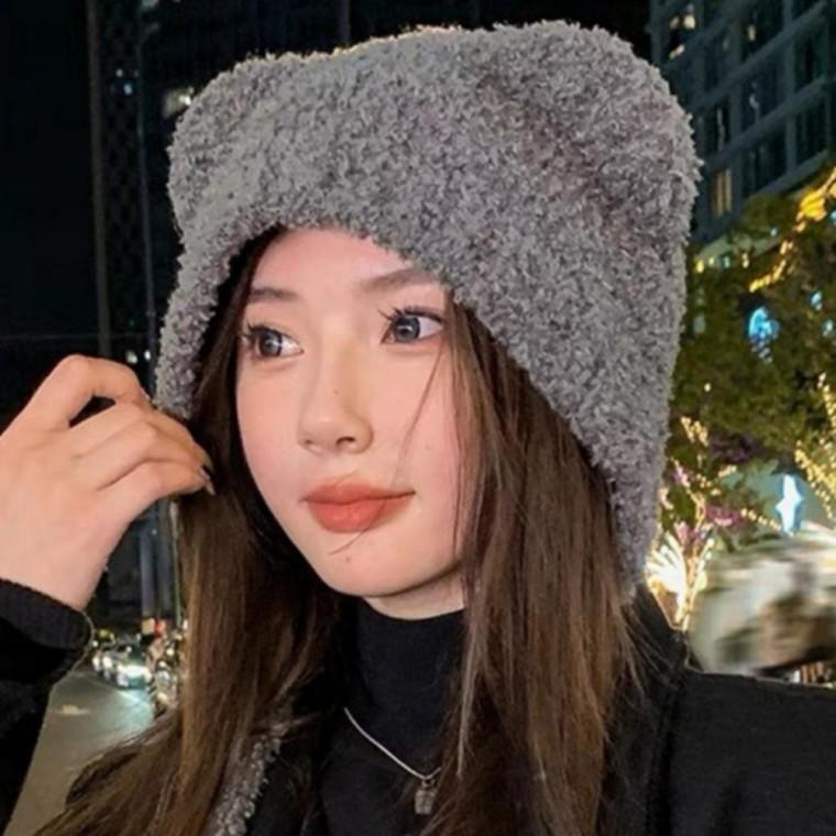 방한 퍼 트래퍼햇 러블리 겨울 뽀글이 모자 패션