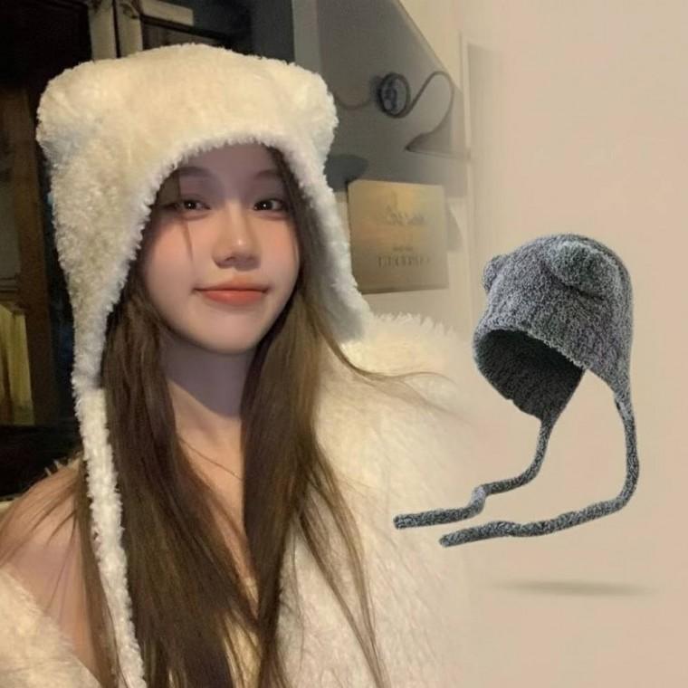 HL] 귀달이모자 겨울 뽀글이모자 러블리 방한