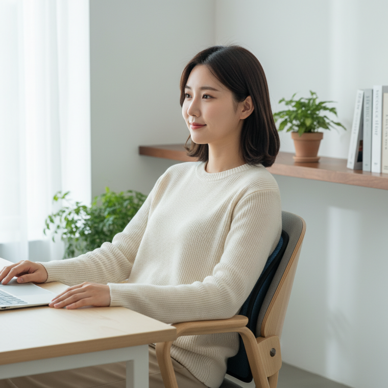 겨울 벨벳 허리 지지 등받이 쿠션 사무용 자동차 의자 받침대