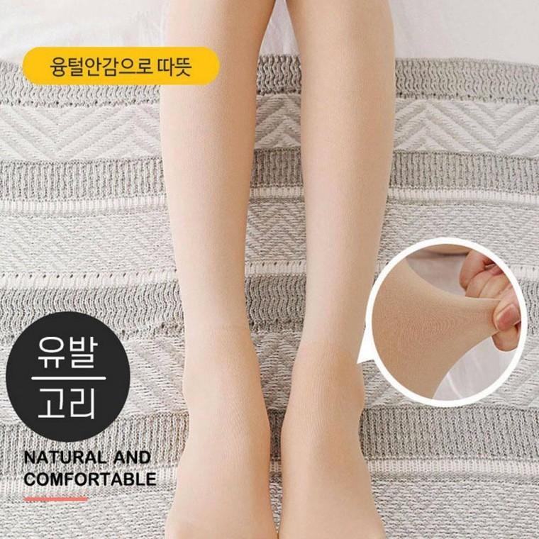 겨울용 기모안감 유발 고리 스타킹 요가용스타킹