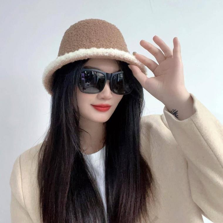뽀글이 겨울 베이직 벙거지 버킷햇 버킷햇코디