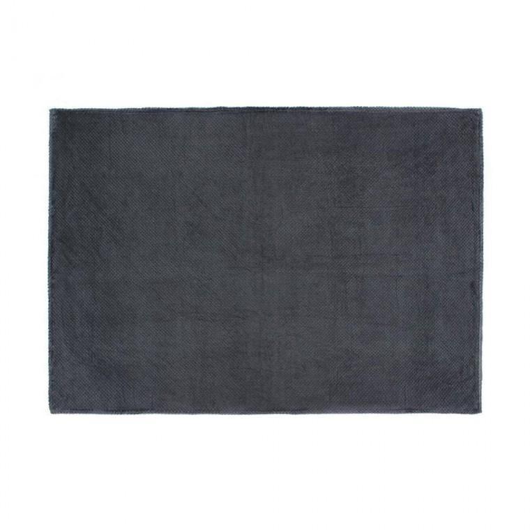 부드러운 극세사 그레이 겨울담요 150x200cm 차량담요