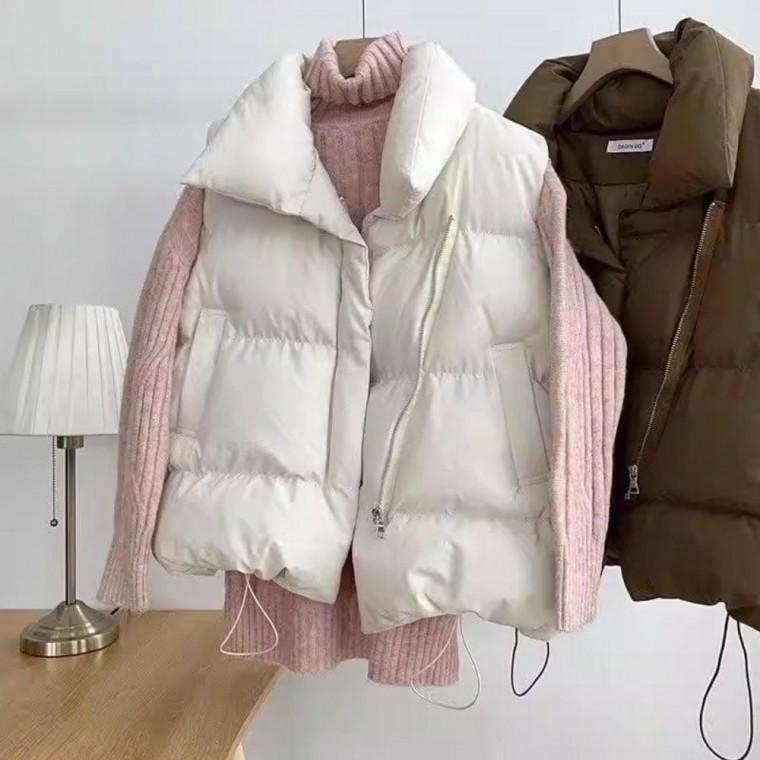 경량 방한 패딩 점퍼조끼 여성 점퍼 경량패딩 따뜻한 여성경량패딩 조끼 겨울 여성경량