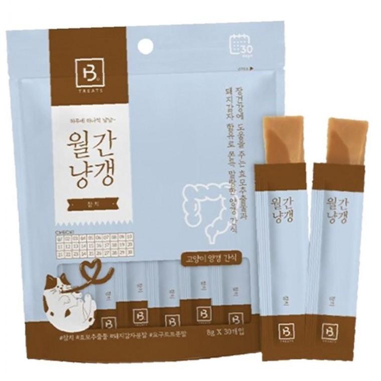 짜먹는 고양이 퀵 양갱 참치 30개입 1P 파우치 스틱