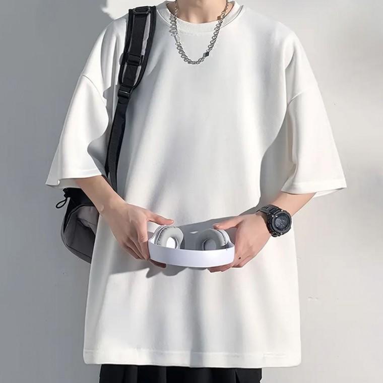 출근용 깔끔한 16인치 노트북 파우치 서류가방 베이직무지티셔츠 루즈핏티셔츠 이너티