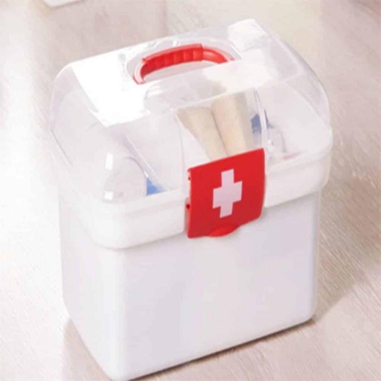 휴대용 2단 구급함 구급약상자 응급함 응급가방 구급파우치