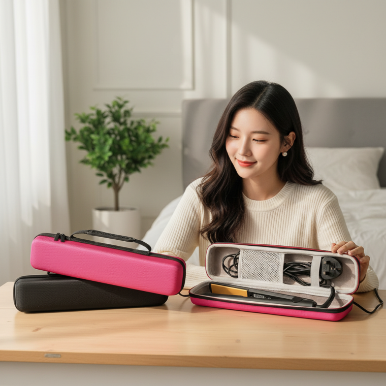 휴대용 고데기 케이스 여행용 정리 보관 파우치
