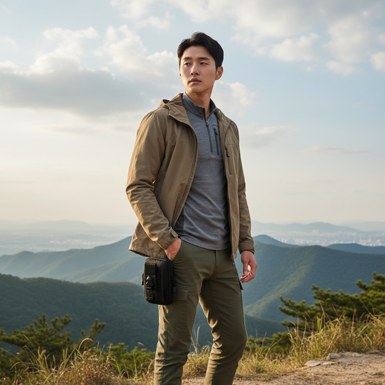 등산용 휴대폰 케이스 보조 수납 파우치 가방 스마트폰 슬림 케이스 가방