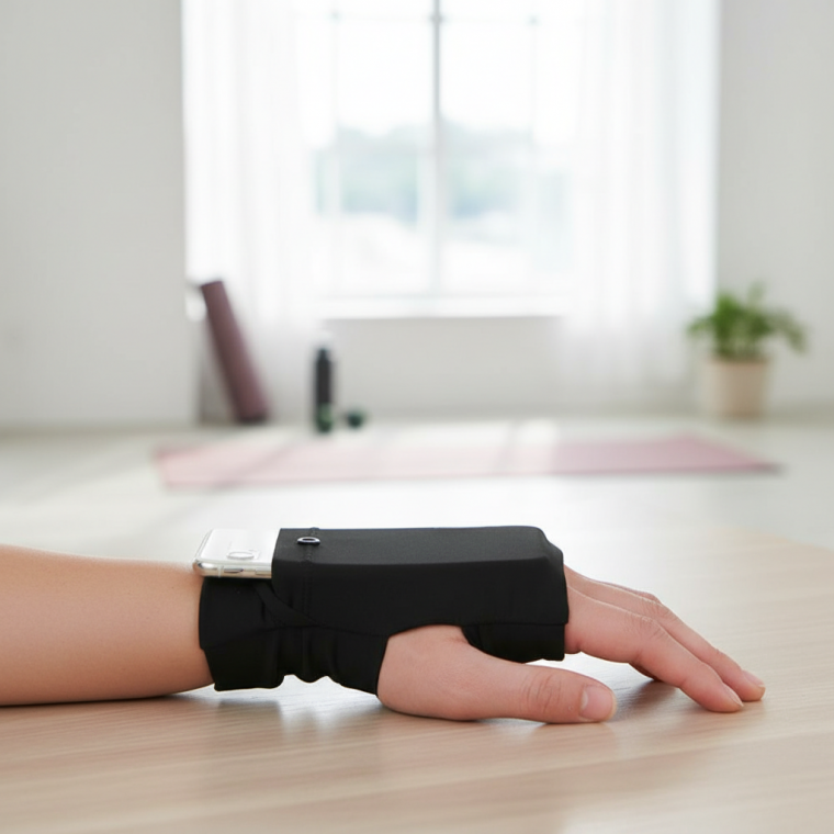 러닝 스포츠 손목 파우치 포켓 장갑 수납 케이스 스마트폰 홀더