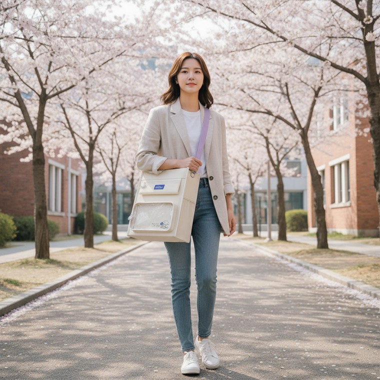미니 크로스백 서브백 핸드백 숄더 파우치 학원용 수납 가방 여성용 작은 가방