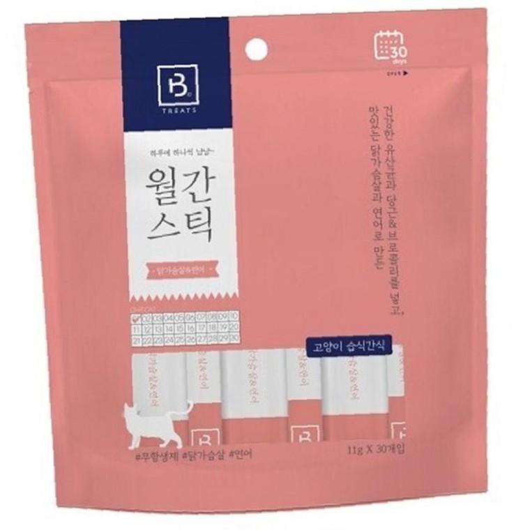 고양이 습식 정리 닭가슴살 연어 30개입 1P 파우치