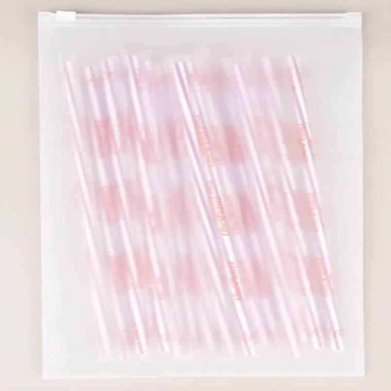 반투명 지퍼백 파우치 20x30cm 악세사리지퍼백 칫솔지퍼백 PVC슬라이드지퍼백 슬라이드지퍼백