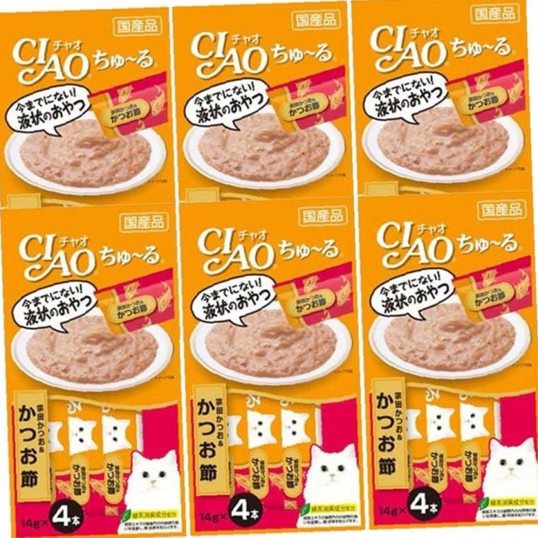 습식 가다랑어 편안한 가쓰오 4개입 6P 파우치