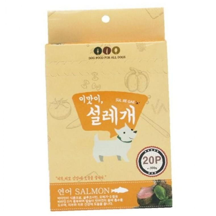 강아지 습식 알뜰 스틱 연어 15g 20개입 1P 파우치