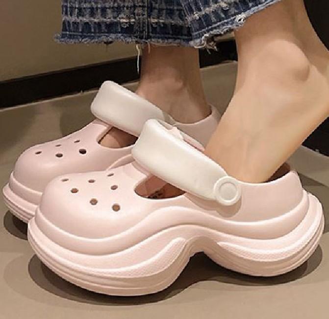 여성슬리퍼 키높이 썸머샌들 스트랩 슬리퍼 샌들 ST6066