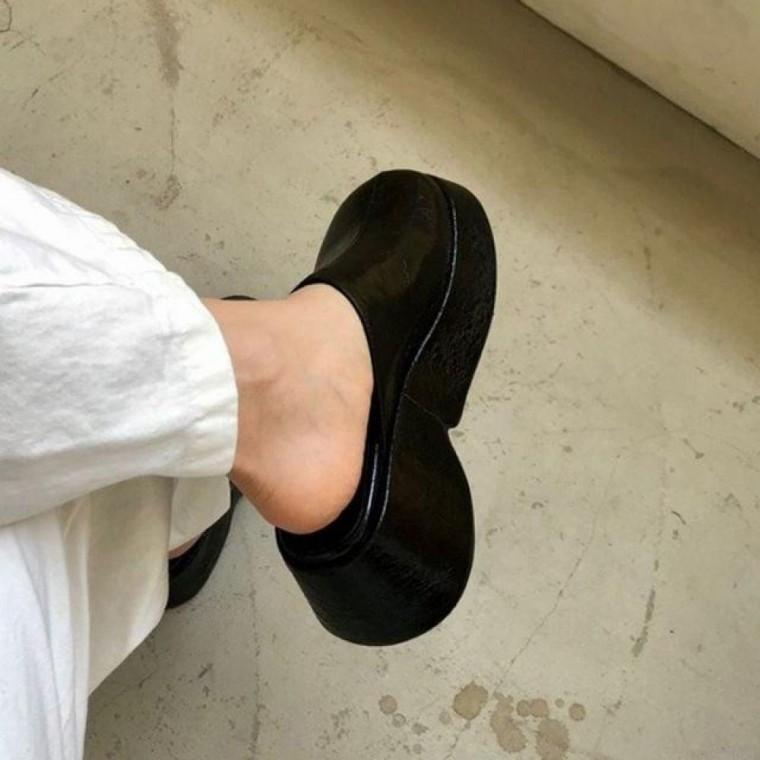 쿠션 플랫폼 슬리퍼 여성 컴포트 데일리화 6SS