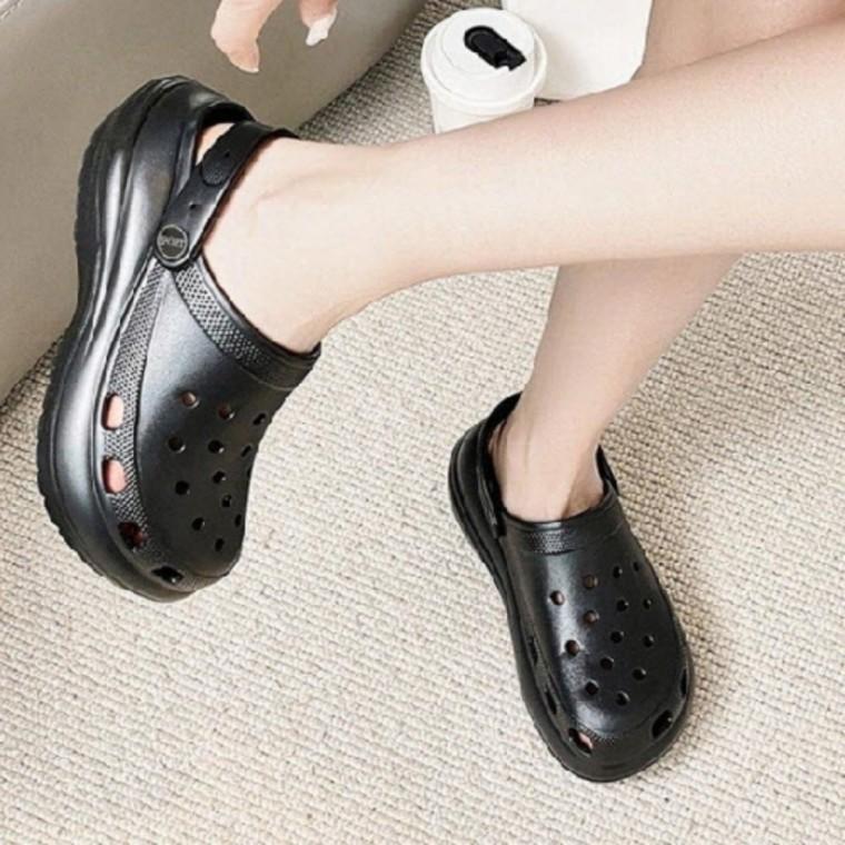 EVA 쿠션 샌들 5cm 키높이 통굽 여름 푹신한 슬리퍼
