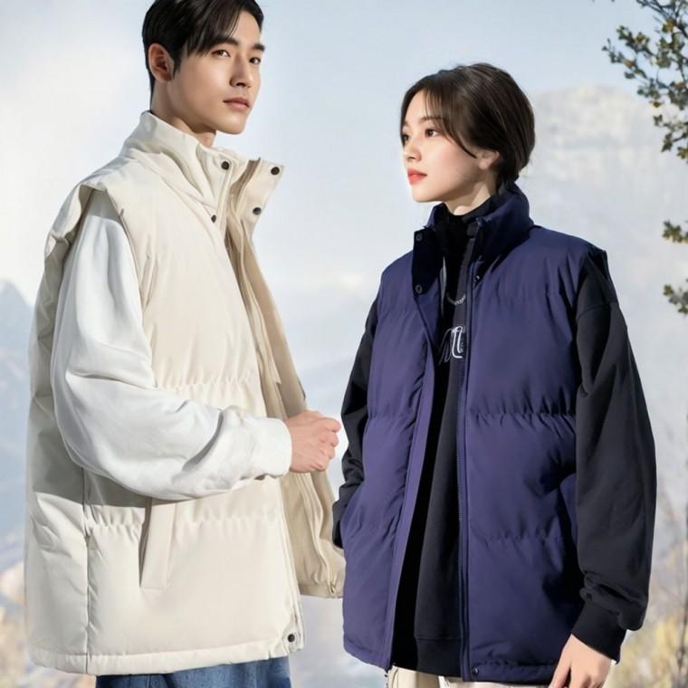 남녀공용 경량 패딩조끼 데일리 보온 베스트