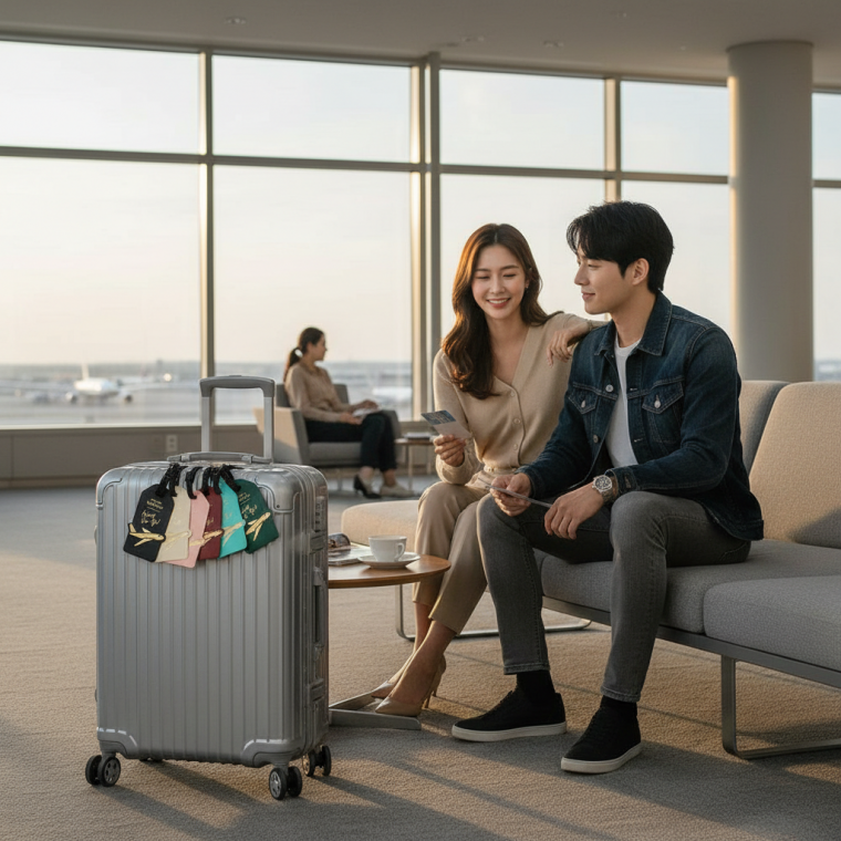 여행용 수하물 식별표 공항 캐리어 가방 태그