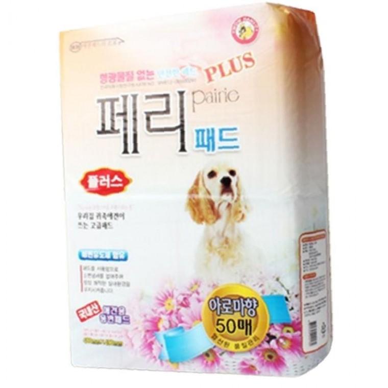 강아지 배변패드 탄탄 아로마향 50매입 1P 실내 화장실
