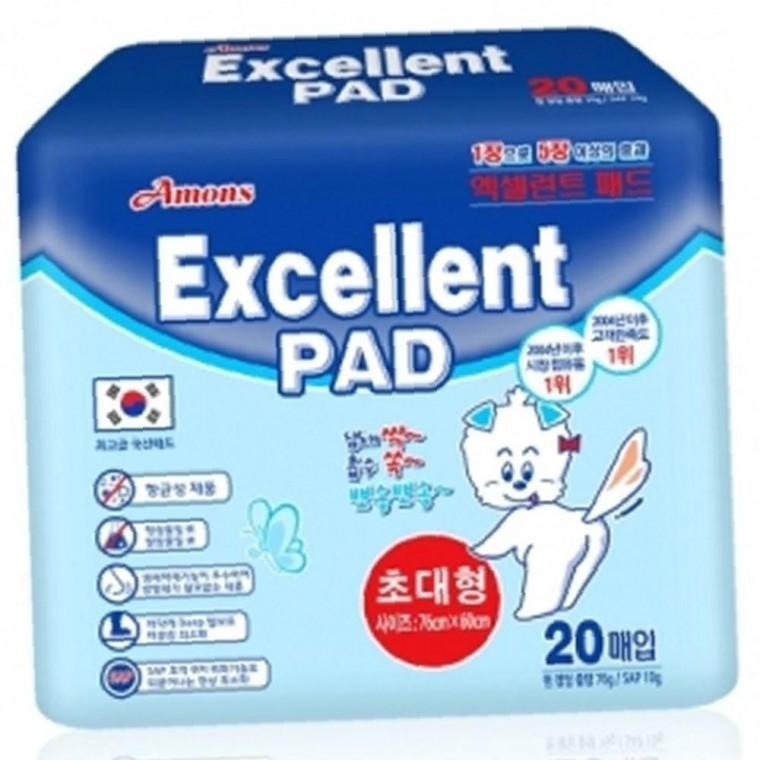 강아지 무향 클린 배변 초대형 20매입 1P 실내 화장실