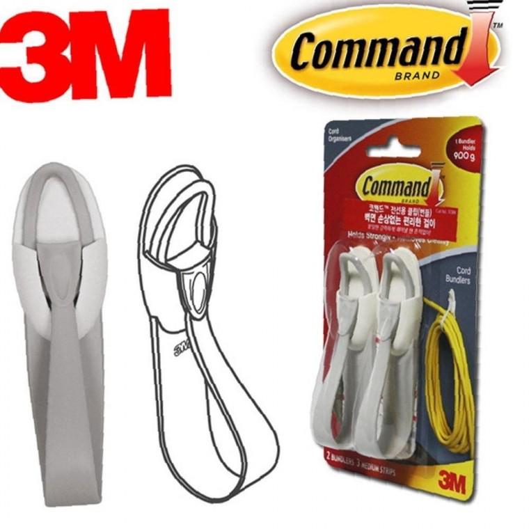 전선걸이홀더 3M 컴팩트 대2P후크 벽걸이 옷걸이 수건걸이 코맨드