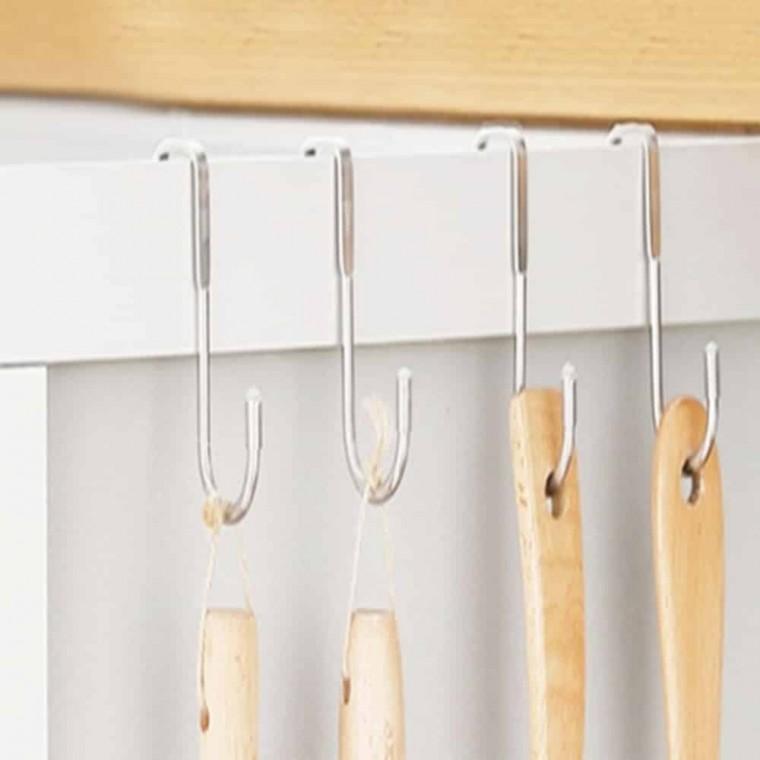 무타공 도어후크 문걸이훅 문짝용옷걸이 책가방걸이 방문행거