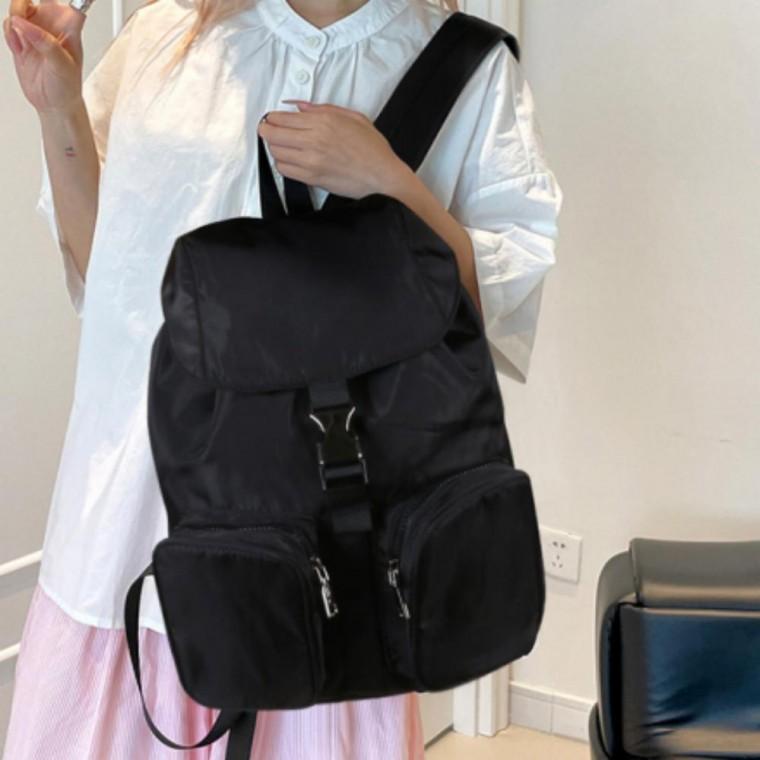 남녀공용백팩 포켓백팩 모던 데일리 베이직 포켓 남녀공용 백팩