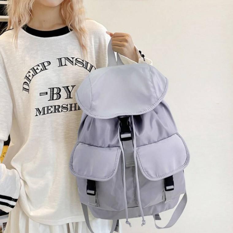 HL] 백팩 포켓 남녀공용 데일리 보부상 심플 여성백팩