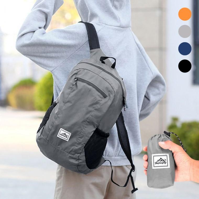 남여공용 접이식 생활 방수 등산 가방 백팩 포켓