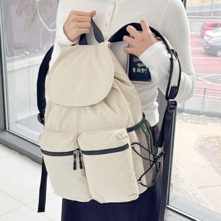 여성 학생 가방 가벼운 백팩 데일리 책가방