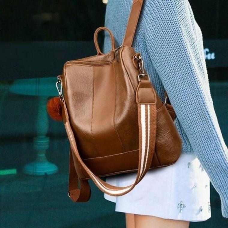 패션가방 모던 백팩 베이직한 가죽 패션 여성 끈