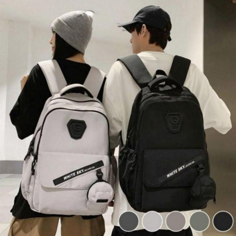 패션가방 입체 남여공용 데일리 포함 로고 백팩 포인트