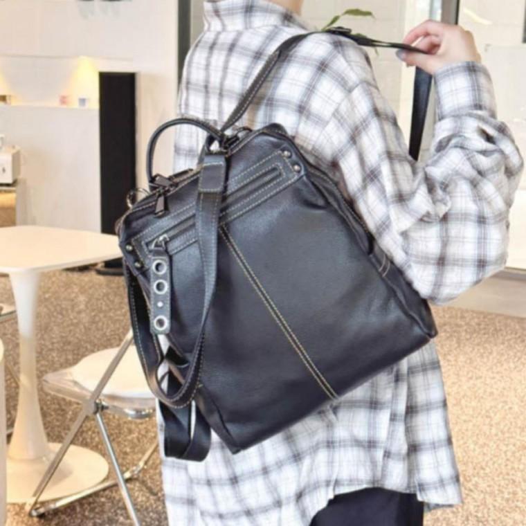가죽 여성 직장인 백팩 데일리 보부상 가방 레더 배낭