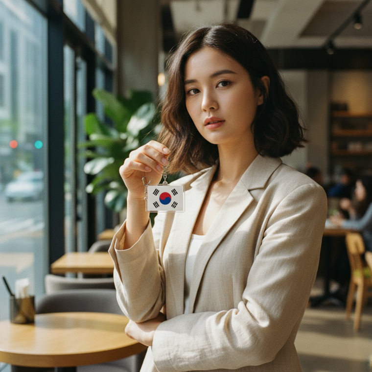 자동차용 국기 걸이 차량용 장식용 가방걸이 악세사리