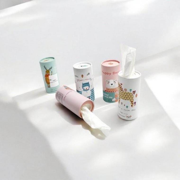 베르 티슈 휴대용 캔티슈 5통 여행용 차량용 60매