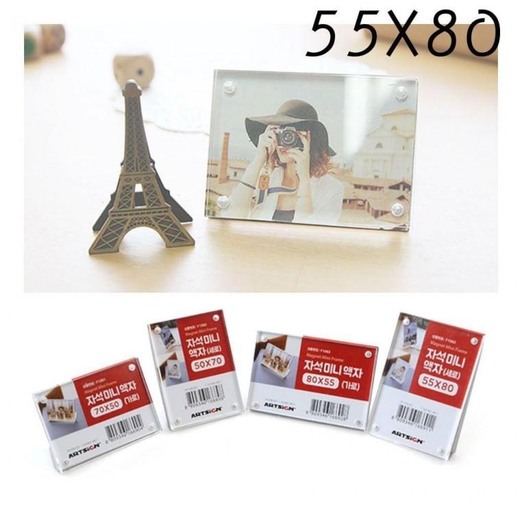 자석액자X3개 55X80사이즈 미니 탁상액자 차량용액자