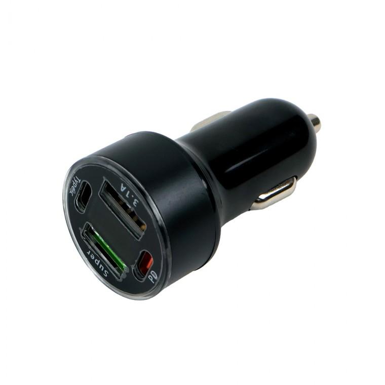 차량용 4포트 USB 고속충전 시거잭